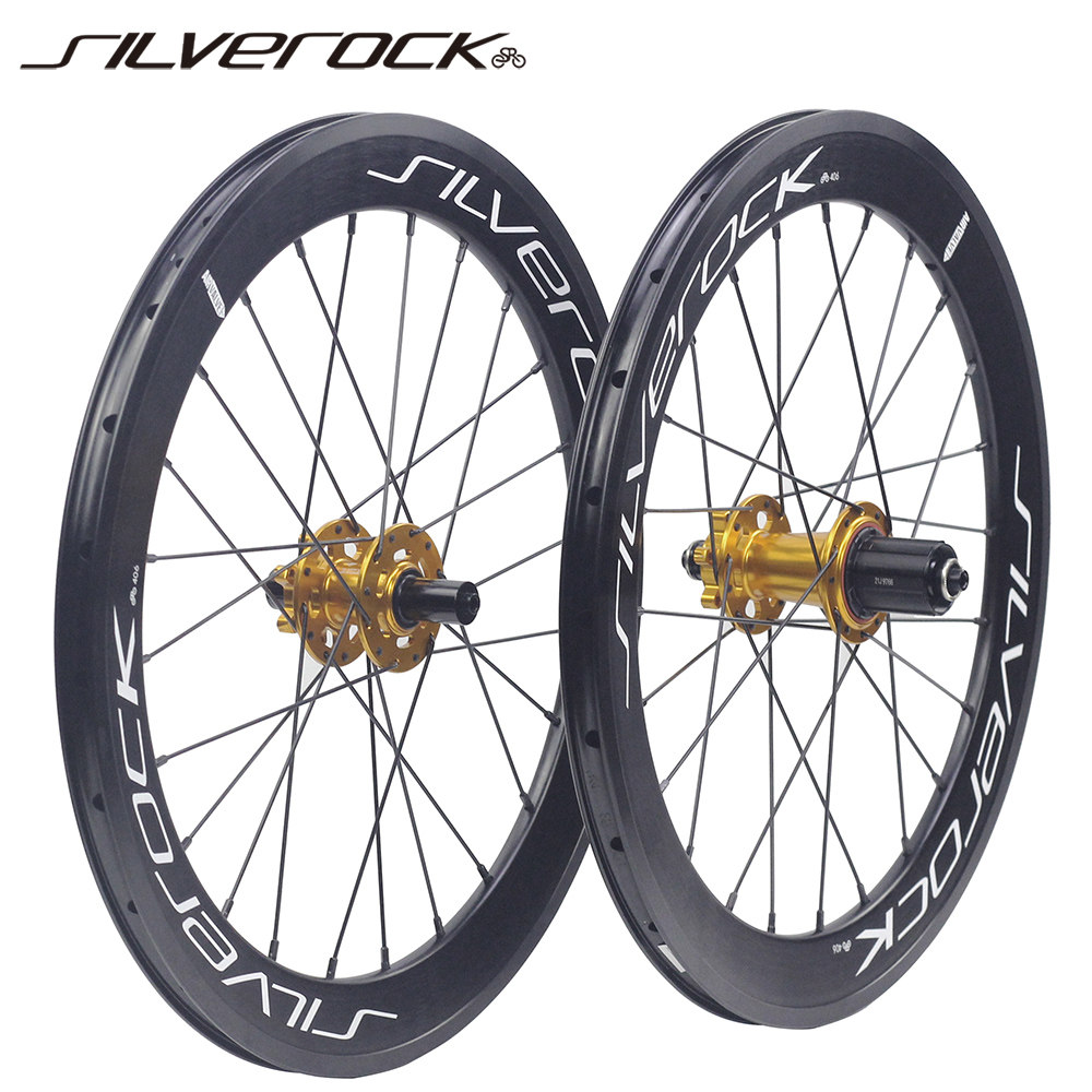 SILVEROCK SR42碟刹轮组鸟车BIRDY小轮车406铝合金20寸折叠自行车