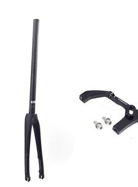 SILVEROCK前叉20寸406碟刹C夹451 JAVA FNHON TERN小轮车碳纤维叉