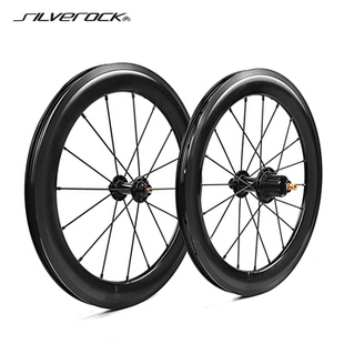 SILVEROCK SR40铝合金轮组16寸349升级7速C T Pline圈刹小布专用