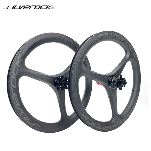 SILVEROCK碳钎维T700三刀轮组