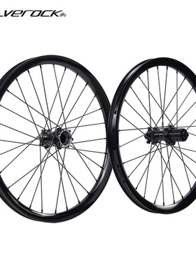 Silverock铝轮20寸纯碟刹版胖圈左撇子真空胎轮适用于hooligan