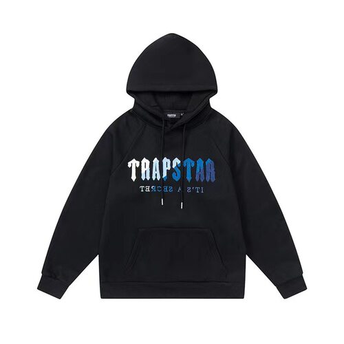 外贸Trapstar经典款彩虹渐变字母