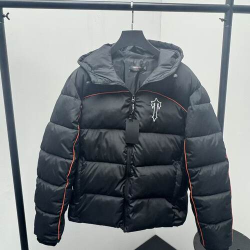 trapstar情侣装面包棉服复古立领
