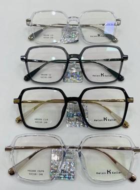 明星同款新款H81008男女近视镜框超轻板材光学眼镜架配防蓝光片