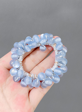 个性扎马尾发圈网红简约头饰品