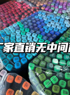 100支100色散装touch马克笔动漫绘画马克笔色彩鲜艳新鲜日期