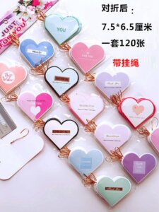 创意ins风简约女神情人节贺卡感恩迷你心愿祝福鲜花店留言小卡片
