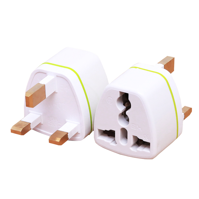 跨境纯铜英标转换头 英式转换插头 美规澳规欧规转英规CE认证现货