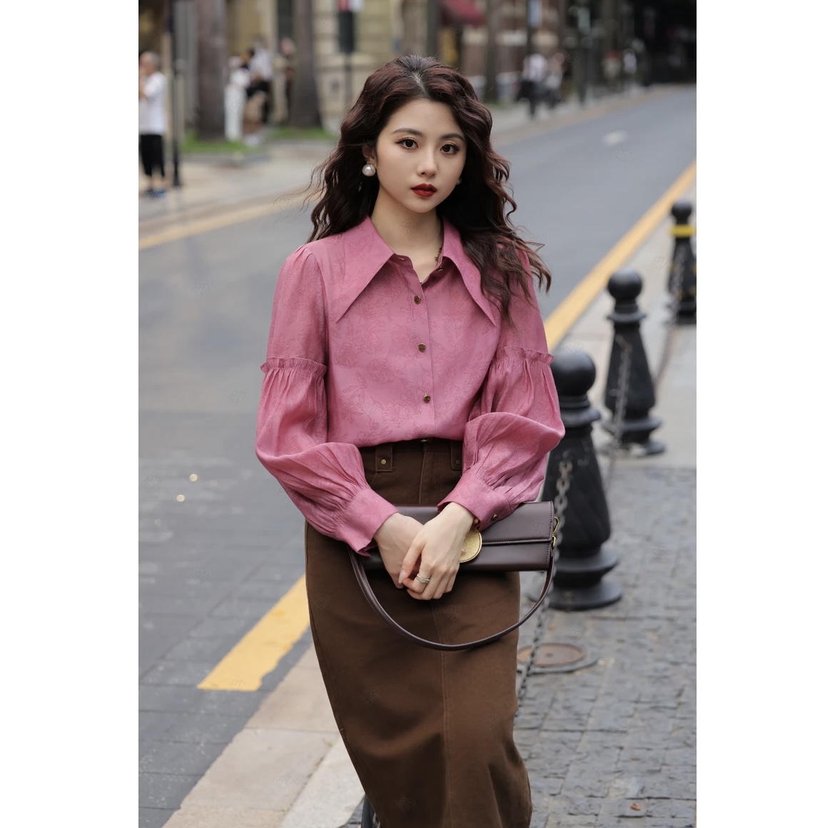 80年代怀旧服装复古港套装