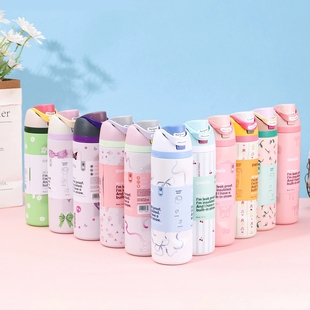 跨境亚马逊Owala同款 304不锈钢保温杯水果杯大容量便携运动水杯