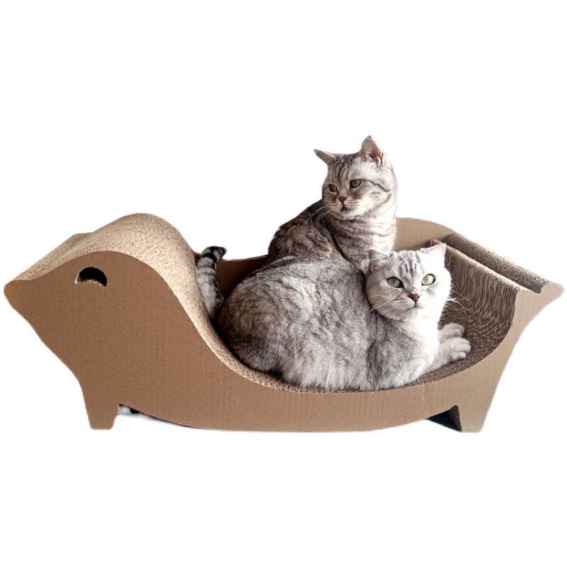包邮猫抓板磨爪器猫窝沙发猫爪板瓦楞纸猫咪大号宠物用品蹭爪板