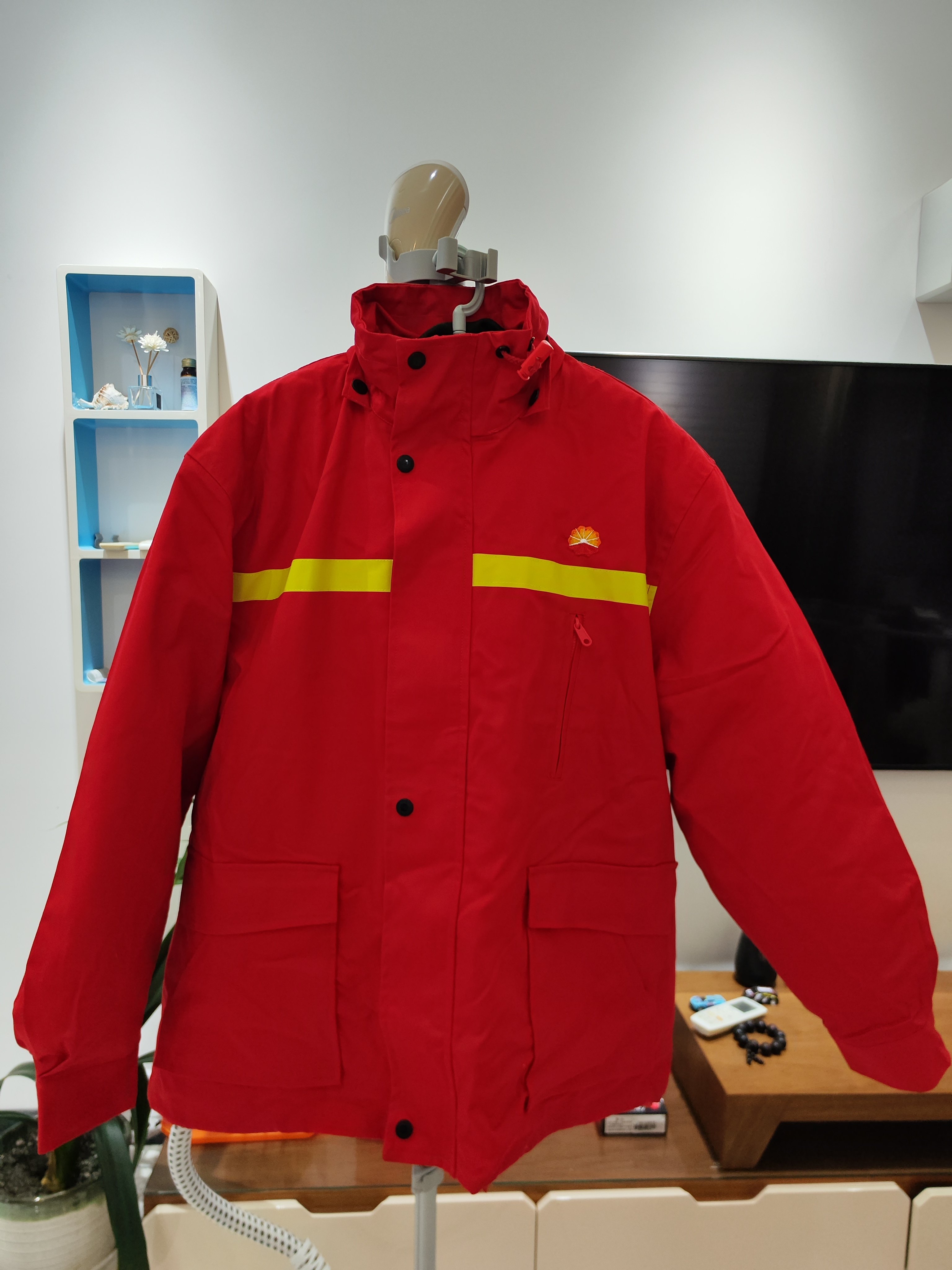 冬季中国石油加厚防静电棉服工作服可拆套装劳保膝盖臀部羊皮热卖