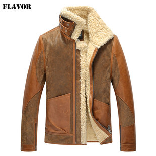 真皮皮衣豬皮羊毛男士 皮草男 皮毛外套 佛蘭諾2022秋冬新款 FLAVOR