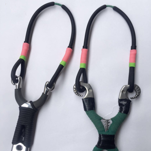 四拖二传统射鱼暴力皮筋拖挂高弹力镖鱼20503060加厚皮筋耐用镖弦