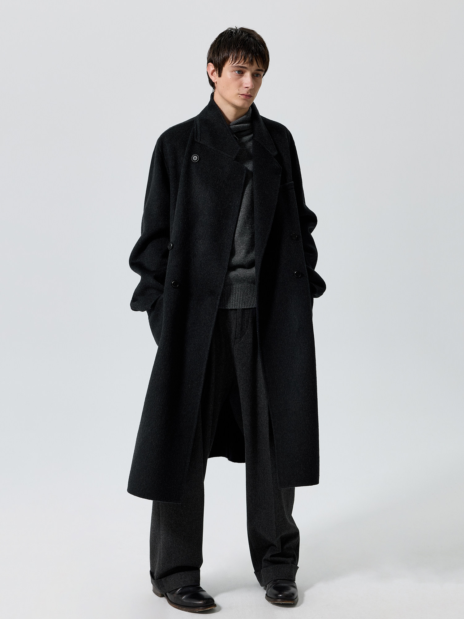 [Simple Project] Wool Blend Double-faced Chester Coat - 올드런드리 OLDLAUNDRY