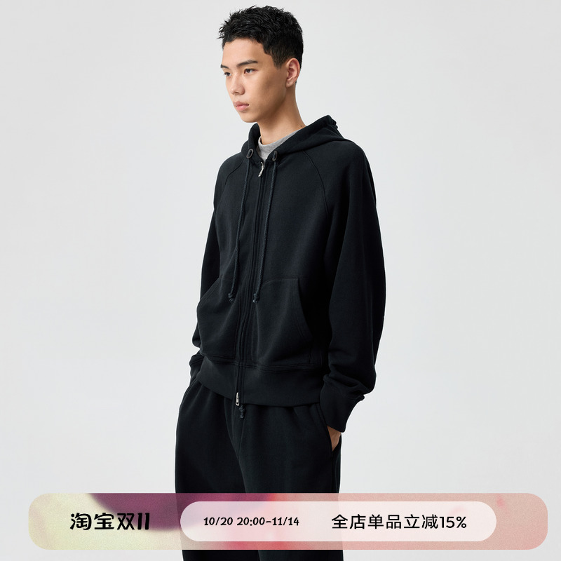 连帽拉链训练卫衣宽松长袖卫衣