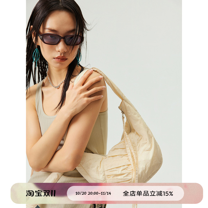 simpleproject不对称月牙单肩包