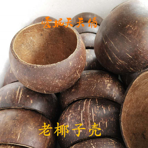抛光多肉盆种植物包邮天然椰子壳
