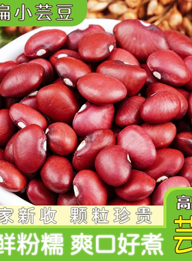 小红扁芸豆红豆红圆豆扁芸豆
