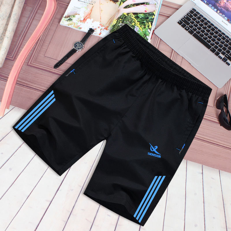 Summer trend thin beach pants loose shorts sports Capris shorts