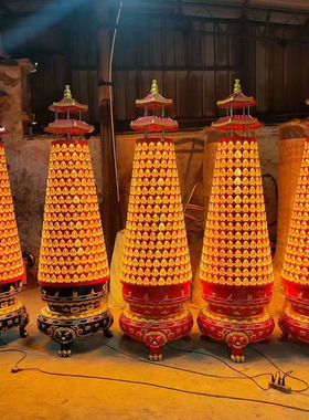 寺庙大型千佛灯塔大殿万佛宝塔