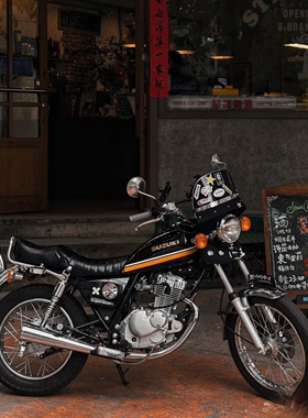 af旭风防太子 摩托车 gn125前挡风玻璃GZ150-A 改装前挡风板