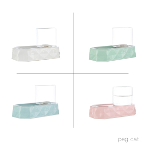 加菲猫喝水器专用碗大象饮水器扁脸波斯英短猫咪用不湿嘴防湿下巴