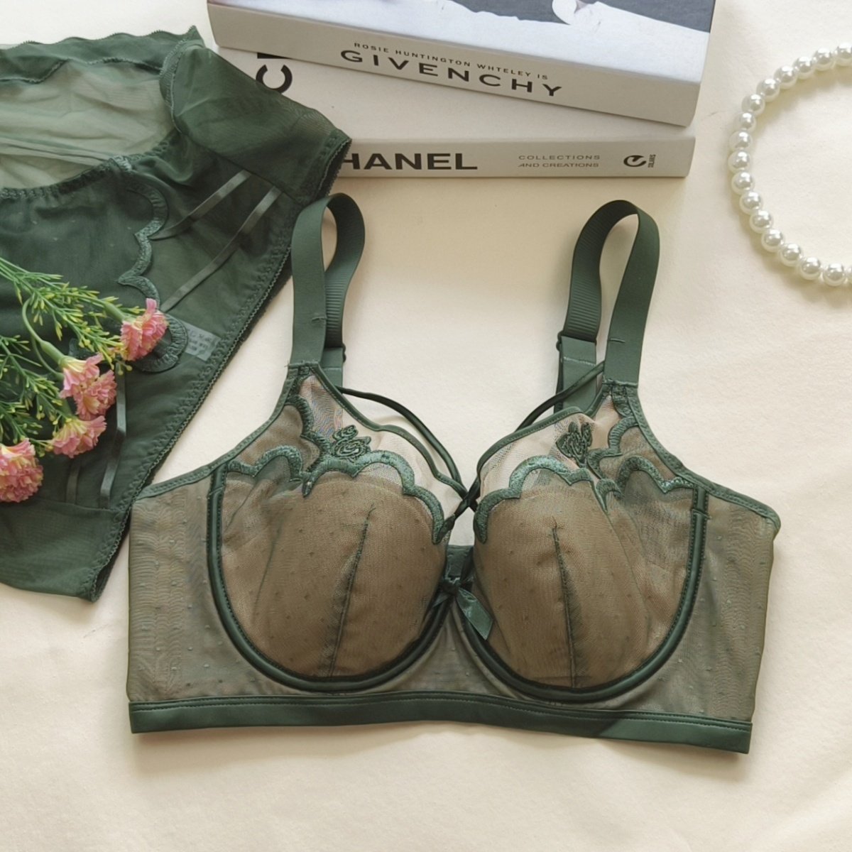 正品刺绣蕾丝内衣女大胸显小贝壳杯软钢圈收副乳聚拢防下垂文胸罩,女士内衣/男士内衣/家居服,文胸,淘宝优惠券,粉丝福利购,淘宝优惠卷