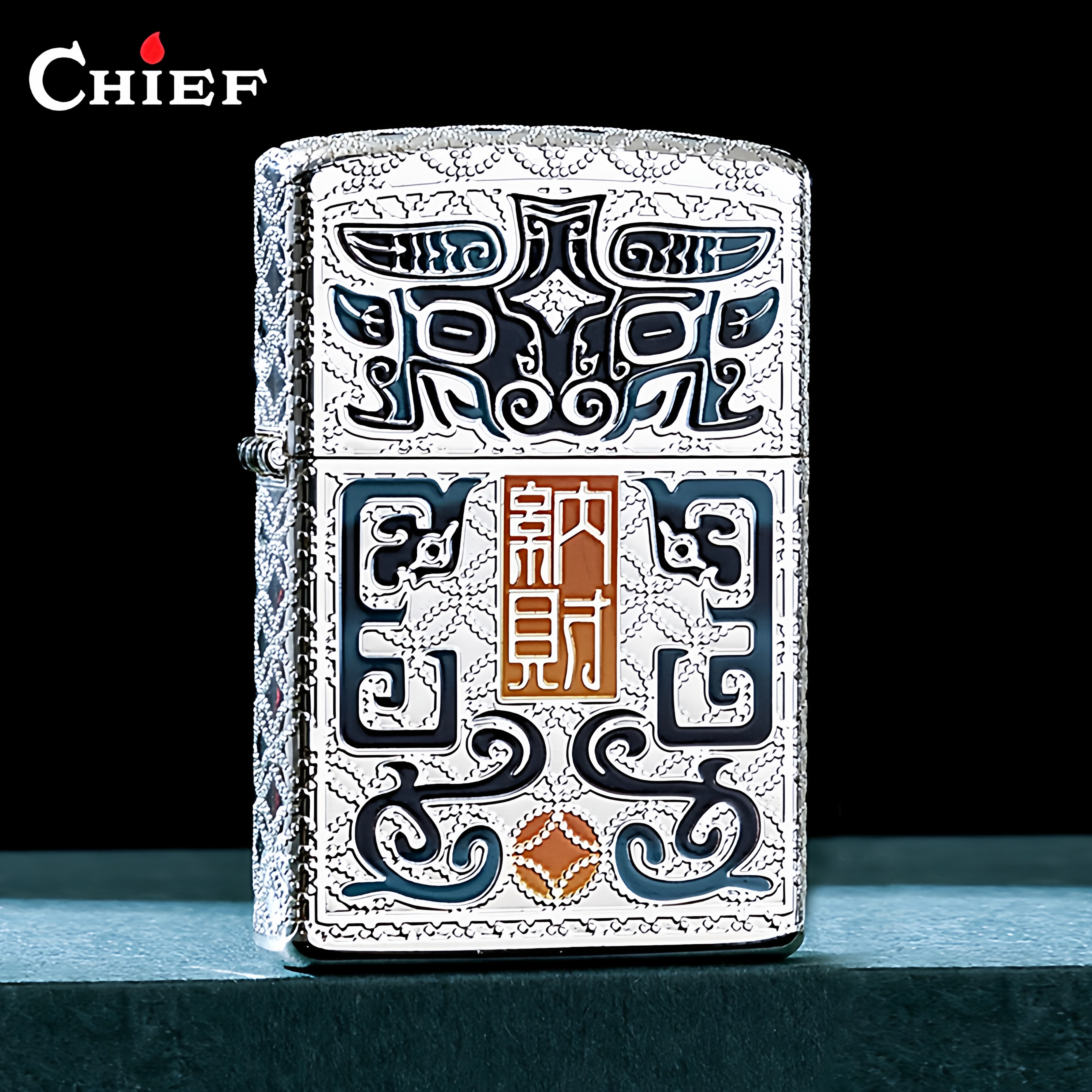 首领三代纯铜高档煤油打火机防风复古高端个性送男盆友防风打火机