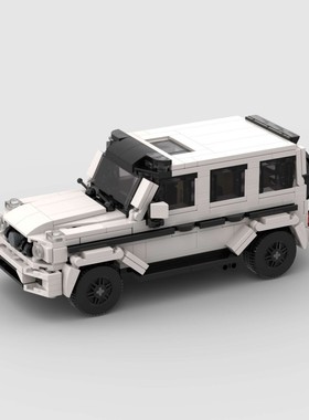 赛车跑车moc兼容积木儿童益智拼搭玩具g63迈莎锐D010201