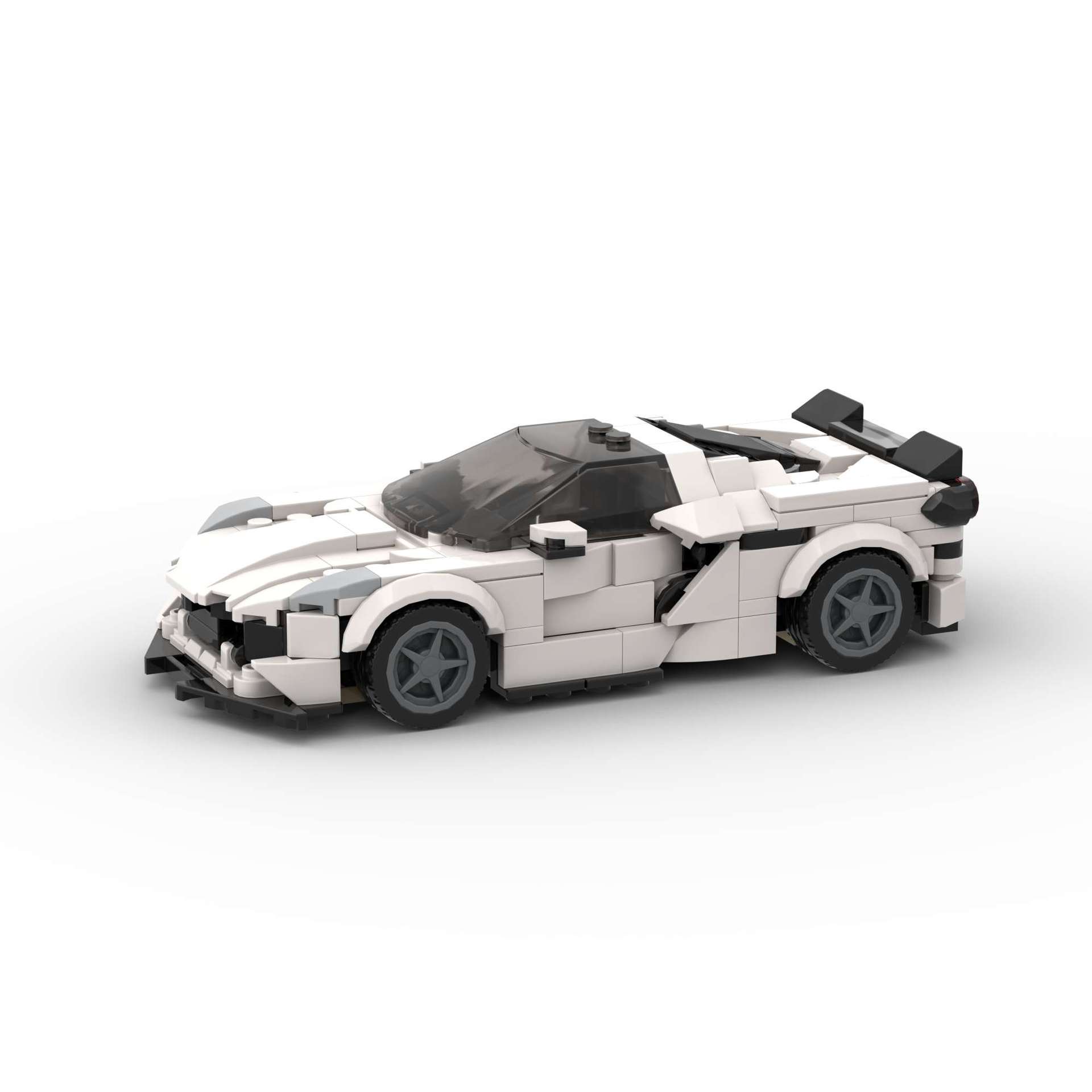 Corvette Z06赛车跑车moc积木儿童益智拼搭玩具D010196