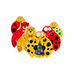 意大利原装进口艾达的世界小熊七星瓢虫巧克力礼盒装儿童零食