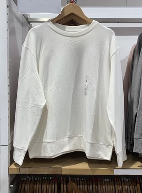 试衣间出品秋款宽松柔软针织摇粒绒圆领套头长袖抓绒卫衣女479609