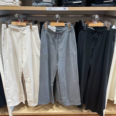 女装！加绒加厚休闲裤！混纺松紧长裤休闲保暖裤2026秋冬款486965