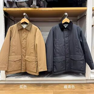 日单男装空气棉服休闲茄克外套夹克25秋冬新款宽松保暖棉服481347