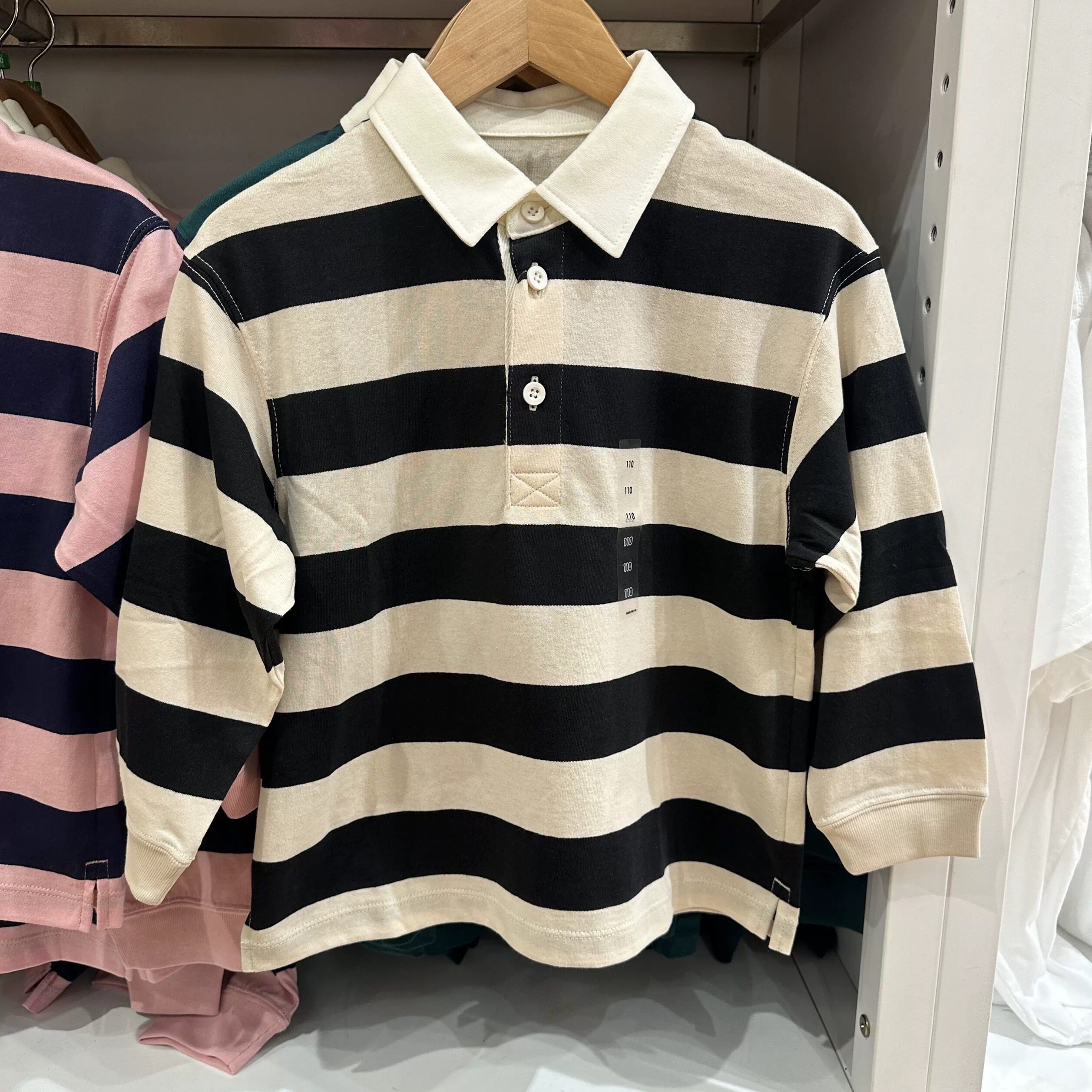 日单童装男童女童休闲POLO衫长袖T恤休闲百搭学院风25新款480328