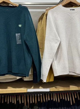 日单男装女情侣装柔软圆领针织衫套头长袖毛衣毛衫25秋冬485271