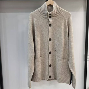 男装女装情侣款舒芙蕾针织开衫/毛衣毛衫纽扣外套25秋新款480023