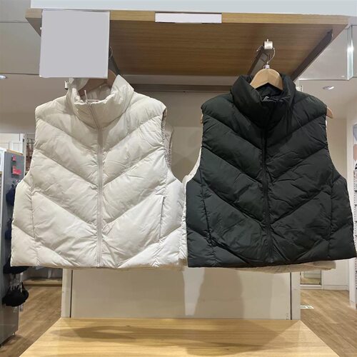 日单女装空气棉服短背心2025秋冬新款时尚百搭背心马甲外穿479210