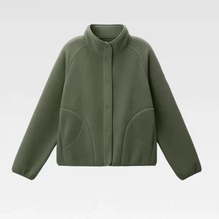 摇粒绒外套！早秋新款户外休闲抓绒衣万粒绒内搭薄款外套夹克女装