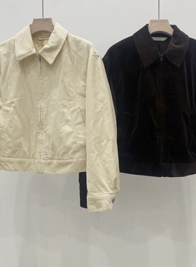 合作款/女装灯芯绒短茄克/外套夹克25秋冬新款休闲百搭上衣480100