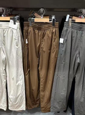 女装保暖休闲长裤/休闲裤裤子25秋冬新款松紧腰加绒直筒裤479402