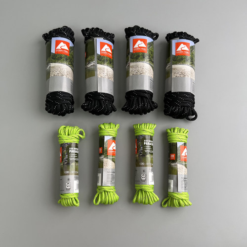 出老美！超多用途！户外徒步登山露营帐篷550风绳子伞绳编织手绳