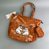 精致刺绣 吊牌1399 配零钱包 潮牌降落伞布手提单肩包通勤女包