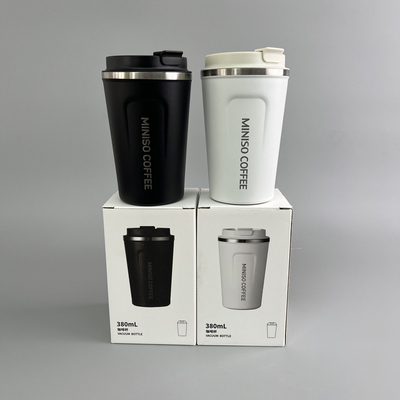 店里39.9！一体无缝！304不锈钢随行杯便携防烫保温咖啡杯380ml