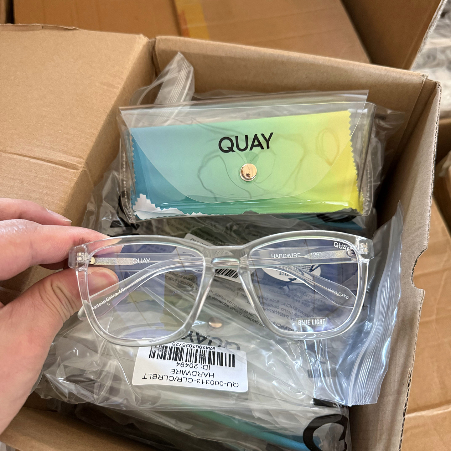 出口澳洲！时尚透明框！男女款办公看手机防蓝光平光眼镜造型镜架