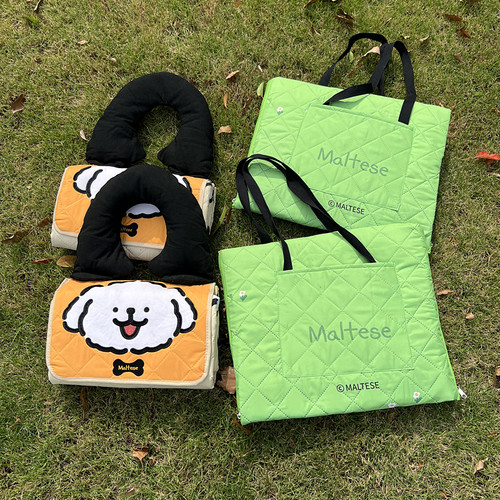 捡漏价！线条小狗！卡通便携轻便草坪野餐垫户外露营超声波防潮垫