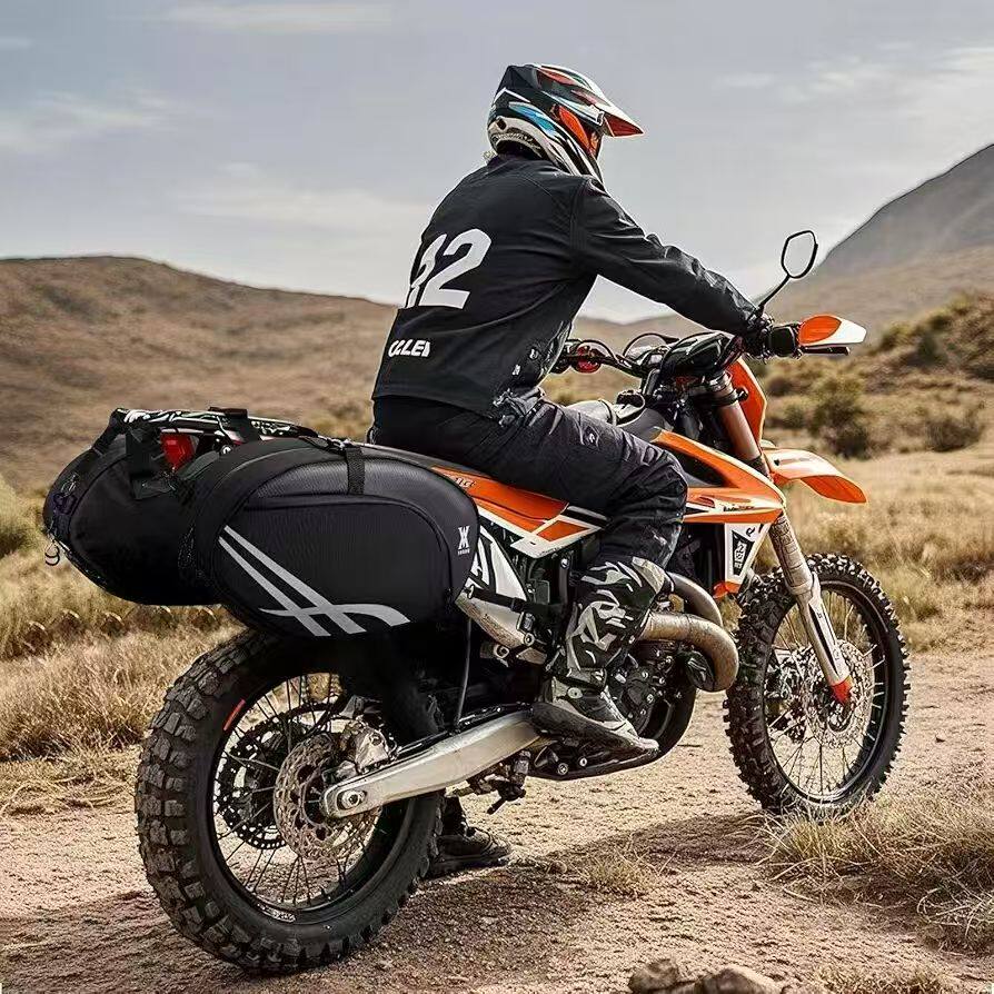 出口捡漏！带防水罩！摩托车通用两侧边包后尾箱双挎包挂包电动车