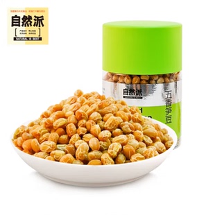 新品自然派五香笋豆300g罐 熟食黄豆水煮韧黄豆非蚝油豆休闲零食