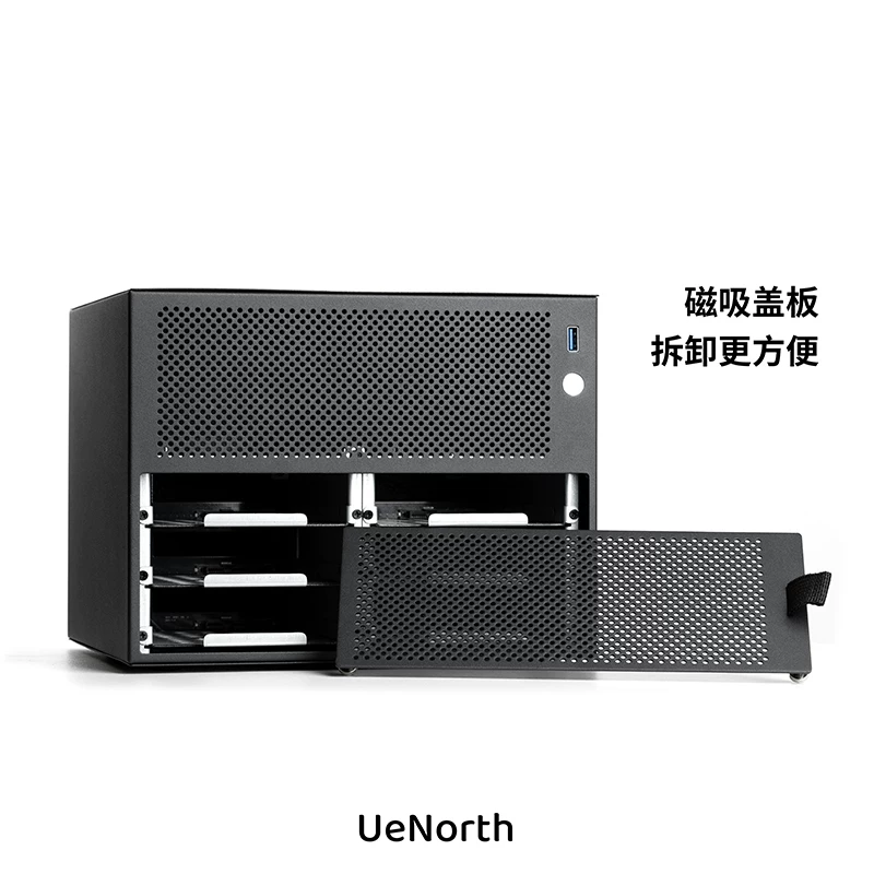 Северный Youyi UE-S6 корпус NAS с шестью дисками поддерживает ITX материнскую плату DIY настольный сервер хранения маленький корпус